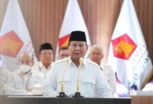 Prabowo Kembali Terpilih Sebagai Ketua Umum Gerindra.