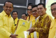 Bahlil Lahadalia ketua umum partai Golkar dan juga Mentri ESDM Republik Indonesia.