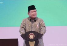 Presiden Indonesia Prabowo Subianto.