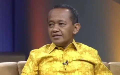 Bahlil Lahadalia Mentri ESDM Republik Indonesia sekaligus ketua umum partai Golkar.