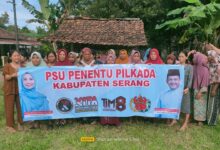 Emak-Emak Kabupaten Serang Komitmen Kawal Kemenangan Psu Ratu Zakiyah-Najib