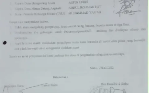 Gerak 08 Minta Polda Sumatra Utara Tangkap Diduga Oknum Kepala Desa yang Terlibat Tambang Emas Ilegal Teropongistana.com Jakarta - Adanya pertambangan emas tanpa izin (PETI) di lokasi tambang Desa Tangga Bosi Bukit Siayo, Kabupaten Mandailing Natal Sumatra Utara, sangat menjadi sorotan. Terkesan yang punya wewenang juga juga tutup mata, 10 Maret 2025. Informasi dihimpun diduga oknum Kepala Desa ikut main Tambang emas Ilegal di daerahnya. Pengolahan tambang emas ilegal sangatlah berbahaya sebab memakai bahan kimia berbahaya yakni merkuri. Seperti disampaikan Rizki Gerak 08 menyayangkan sikap Aparat penegak hukum ( APH) yang berdiam diri. Panyabungan, Sabtu, (12/03/2054). "Tidakah kalian yang memiliki uang banyak pernah berpikir dampak yang kalian lakukan. Kepada APH juga berhenti berdiam diri tidak berbuat untuk menghentikan semua pengrusakan lingkungan ini. Atau kah ada dari kalian yang ikut terlibat sehingga sungkan bertindak, berkolusi dengan oknum pelaku kejahatan lingkungan" jelasnya Dia juga meminta APH segera tertibkan PETI itu serta pengolahannya. Dampak wajib dipikirkan bukan kaya sesaat anak cucu berdampak. " Kami minta kepada Polda Sumatra Utara segera melakukan penangkapan kepada oknum-oknum kepala desa yang melakukan persekongkolan dengan bos tambang emas ilegal. Bahkan kegiatan tambang tersebut sering makan korban salah satunya seorang wartawan Lesmana Helawa yang menjadi korban yang sampai saat ini belum mendapatkan keadilan.