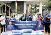 Politisi Demokrat Peduli Korban Banjir Bogor