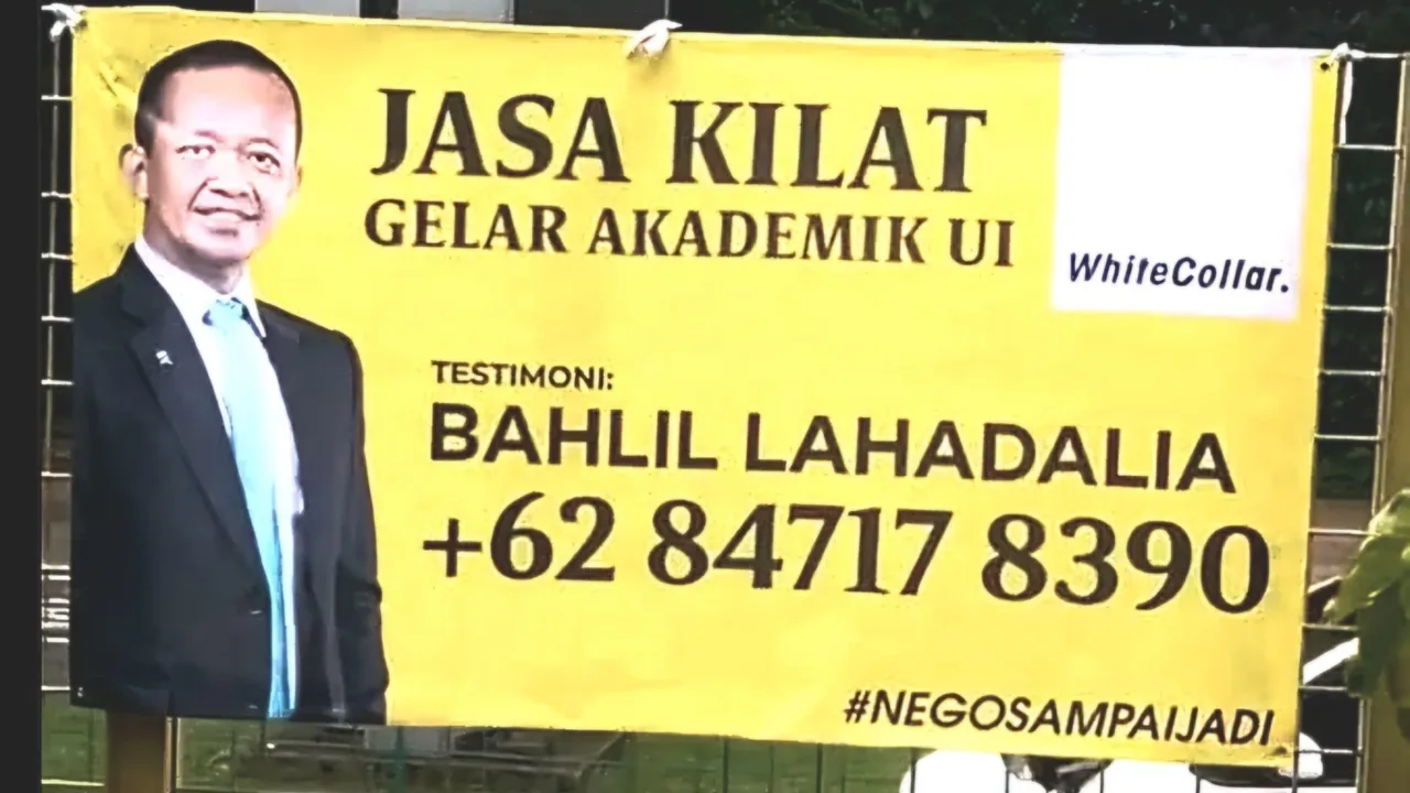 Disertasi Bahlil Bodong, UI Dalam Tekanan Belum Membuat Keputusan Resmi Teropongistana.com Jakarta - Direktur Humas, Media, Pemerintah, dan Internasional Universitas Indonesia ( UI ) Arie Afriansyah menegaskan bahwa pihak kampus belum membuat keputusan resmi terkait adanya kabar pembatalan disertasi Bahlil Lahadalia. "Saat ini saya hanya bisa konfirmasi bahwa UI belum membuat keputusan resmi atas Pak Bahlil," kata Arie Afriansyah ketika dikonfirmasi Antara mengenai sikap UI terkait disertasi Bahlil Lahadalia di Depok, Jumat (28/2/2025). Arie belum bisa menjelaskan secara rinci terkait sikap UI atas kabar pembatalan tugas akhir atau disertasi Bahlil Lahadalia. Dewan Guru Besar Universitas Indonesia (DGB UI) telah melakukan sidang etik kelanjutan dari pembekuan gelar doktor Menteri ESDM Bahlil Lahadalia. Bahlil diharuskan untuk mengulang disertasinya Disertasi Bahlil untuk studi doktoral tersebut bertajuk Kebijakan, Kelembagaan, dan Tata Kelola Hilirisasi Nikel yang Berkeadilan dan Berkelanjutan di Indonesia. Disertasi Bahlil tersebut menyoroti tentang pentingnya reformulasi kebijakan hilirisasi nikel di Indonesia untuk menciptakan keadilan dan keberlanjutan bagi masyarakat, pengusaha, dan pemerintah daerah. Bahlil tercatat sebagai mahasiswa doktor pada Sekolah Kajian Stratejik dan Global (SKSG) UI mulai pada tahun akademik 2022/2023 term 2 hingga 2024/2025 term 1. SKSG adalah program pascasarjana khusus yang bersifat multi/lintas disiplin ilmu dengan jenjang pendidikan magister dan doktoral. Sebelumnya, dalam dokumen risalah rapat pleno DGB UI tertanggal 10 Januari 2025, tertulis bahwa DGB UI telah melalukan investigasi mendalam dengan penuh kehati-hatian. DGB UI juga mewawancarai berbagai pihak, termasuk pelapor, terlapor, saksi, serta pejabat akademik terkait. Hasilnya ditemukan empat pelanggaran oleh Bahlil. Pertama, ketidakjujuran dalam pengambilan data. Disebutkan data penelitian disertasi diperoleh tanpa izin narasumber dan tidak transparan dalam penggunaannya. Kedua, pelanggaran standar akademik, Bahlil diterima dan lulus dalam waktu singkat tanpa memenuhi syarat akademik yang ditetapkan. Ketiga, perlakuan khusus dalam proses akademik. Disebut Bahlil mendapat keistimewaan mulai dari pembimbingan hingga kelulusan, termasuk perubahan penguji secara mendadak. Dan terakhir, ada konflik kepentingan. Dijelaskan promotor dan kopromotor memiliki keterkaitan profesional dengan kebijakan yang diatur Bahlil saat menjabat sebagai pejabat negara. Di poin implikasi dan langkah lanjutan, surat itu menuliskan bahwa kasus gelar doktor Bahlil telah mencoreng reputasi kampus. Diharapkan Rektor UI menindaklanjuti rekomendasi sanksi. Atas temuan ini, DGB UI memberikan sanksi pembatalan disertasi dan wajib menulis ulang dengan topik baru sesuai standar akademik UI. Turut juga ada teguran keras, larangan mengajar hingga penundaan kenaikan pangkat bagi promotor, kopromotor dan pimpinan program studi.