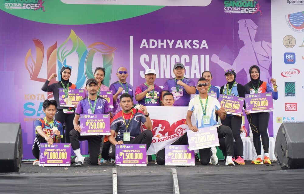 Amazing, Adhyaksa Sanggau City Run 2025 Magnet Kolaborasi Lintas Sekotor