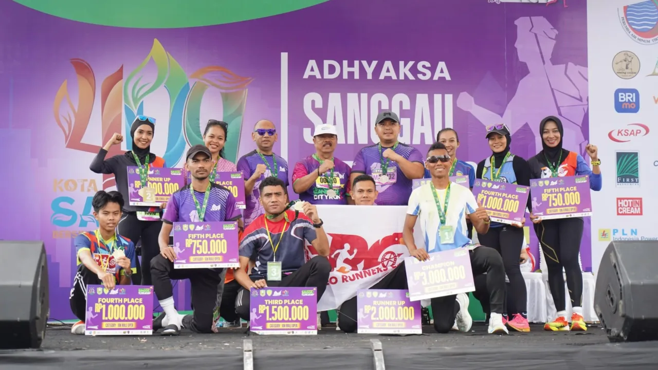 Amazing, Adhyaksa Sanggau City Run 2025 Magnet Kolaborasi Lintas Sekotor