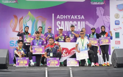 Amazing, Adhyaksa Sanggau City Run 2025 Magnet Kolaborasi Lintas Sekotor