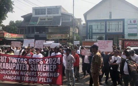 Tangkap, FPM Kutuk Komentar Bupati Sumenep Soal Kasus BSPS