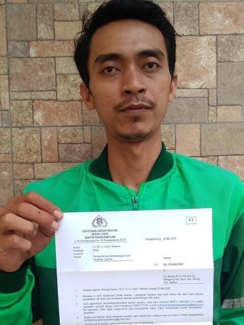 Driver Ojol Ngaku Ditipu Puluhan Juta, Lapor Ke Polsek Rangkasbitung