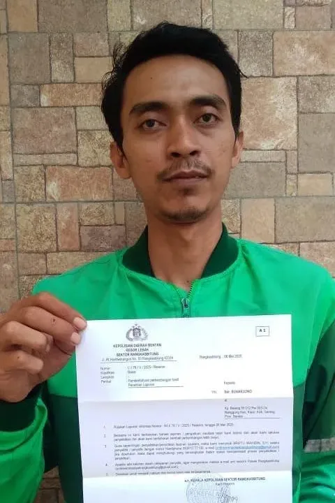Driver Ojol Ngaku Ditipu Puluhan Juta, Lapor ke Polsek Rangkasbitung