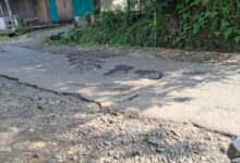 Kerap Terjadi Kecelakaan, Akses Jalan Nyoreang Cadasari Di Pandeglang Rusak Parah