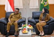 Andra Soni Dan Bupati Serang Bahas Pembangunan Pelayanan Hingga Kemajuan Bank Banten