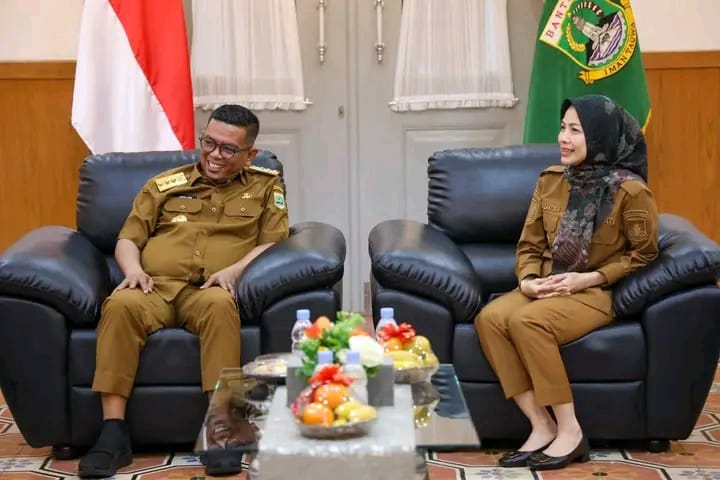 Andra Soni Dan Bupati Serang Bahas Pembangunan Pelayanan Hingga Kemajuan Bank Banten