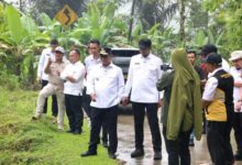 Gubernur Banten Tinjau Longsor Ruas Jalan Cipanas-Ciparay