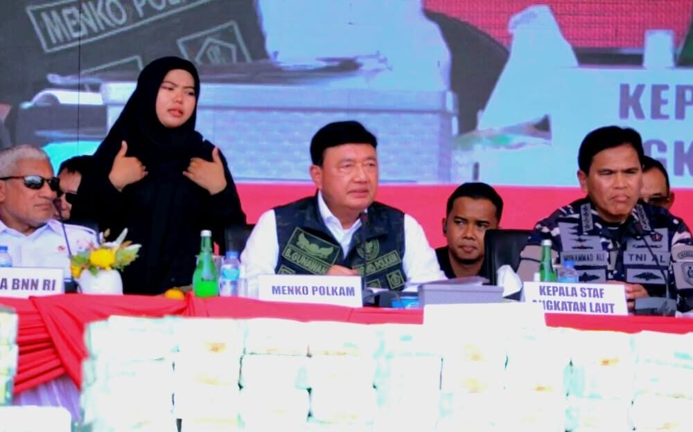 Presiden Apresiasi Keberhasilan Penggagalan 2 Ton Sabu, Menko Polkam: Ini Sejarah Baru