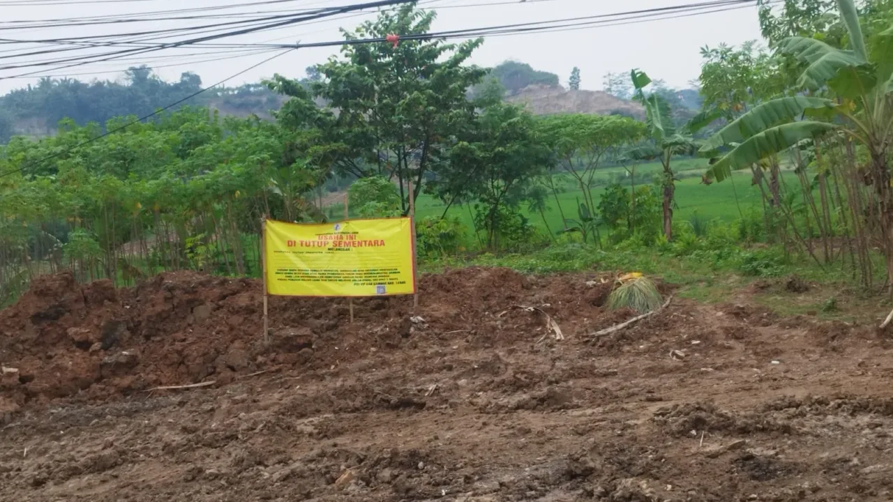 Misteri Galian C Diduga ilegal di Lebak Tak Diketahui Pemiliknya Kini Ditutup
