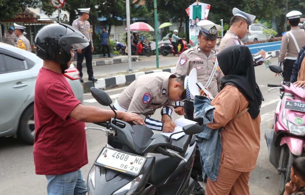 Indonesia Emas, Satlantas Polres Lebak Gelar Operasi Patuh Maung 2025