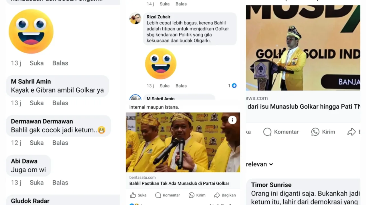 Ramai Kritik Bahlil, Publik Dorong Munaslub Golkar Segera Digelar