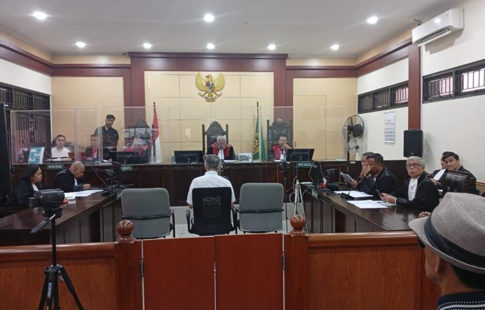 Terdakwa Mafia Tanah Charlie Chandra Bacakan Pembelaan Di Hadapan Majelis Hakim