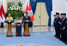 Mentan Amran Dampingi Presiden Prabowo Dalam Pertemuan Bilateral Dengan Peru
