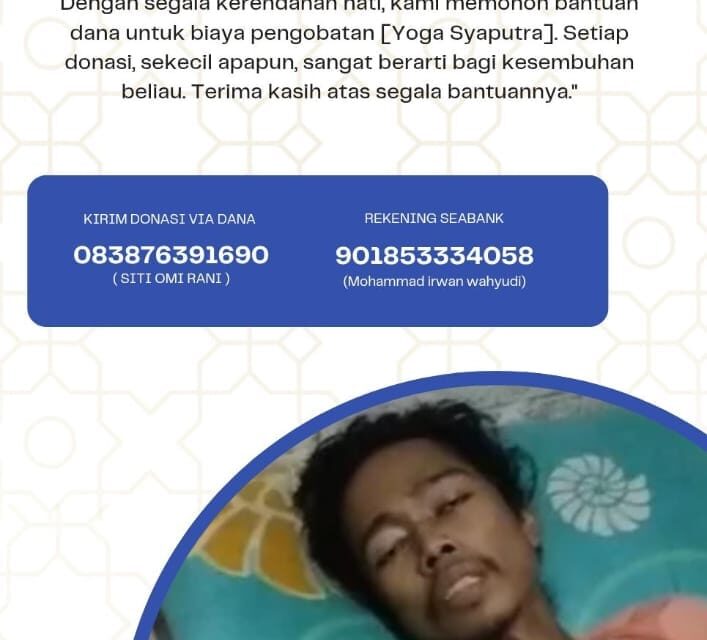 Diduga Akibat Limbah Pt Grs, Yoga Syaputra Berjuang Lawan Penyakit Yang Di Derita