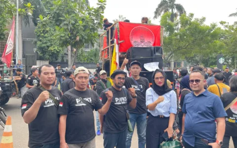 Masyarakat Kebun Sayur Demo di Kantor BPN Jakarta Barat, Tuntut Hak Atas Tanah
