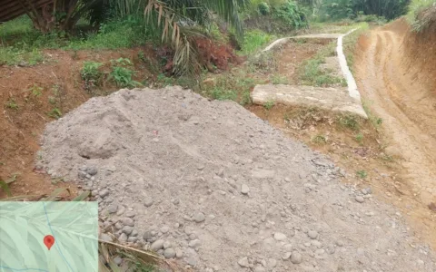 Diduga Ada Penyelewengan Dana ADK di Tapian Nauli, Warga Keluhkan Kualitas Pembangunan