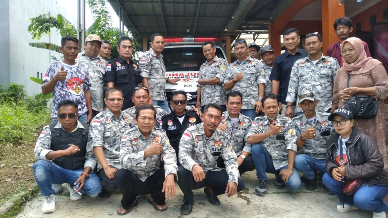 Peduli Masyarakat, Ormas RGPI DPW Lebak Gelar Penyerahan Satu Unit Ambulans