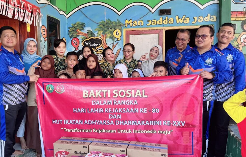 Bentuk Peduli, Kejari Lebak Dan Yayasan Uswah Hasanah Perwira Gelar Bakti Sosial