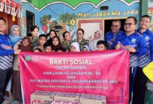 Bentuk Peduli, Kejari Lebak Dan Yayasan Uswah Hasanah Perwira Gelar Bakti Sosial