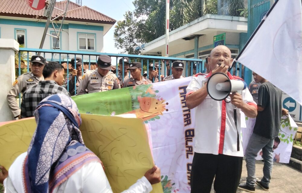 Viral, Pkn Dan Rpm Kepung Kantor Pln Up3 Banten Selatan