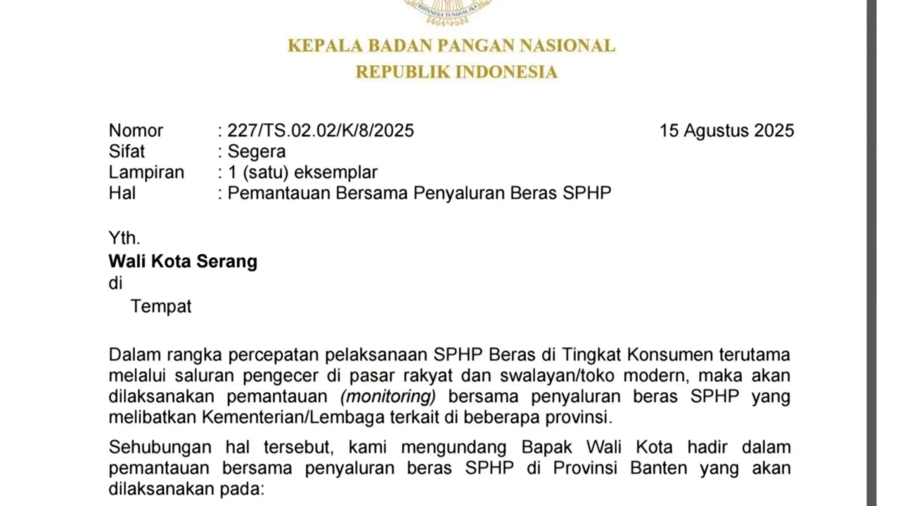Menteri Tito Diprotes Aktivis Soal Rencana  Kunjungan Kerja Pemantauan Beras SPHP di Banten