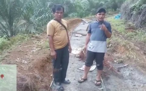 Warga Dolok Tapalan Keberatan Anak-Anak Diperalat untuk Membantah Dugaan Proyek Jalan Bermasalah