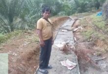 Warga Minta Transparansi, Proyek Jalan Rabat Beton Di Tapian Nauli Diduga Bermasalah