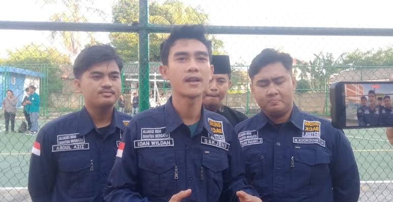Kebebasan Pers Di Todong, Mahasiswa Kecam Oknum Pengeroyok Wartawan Di Pt Grs Serang