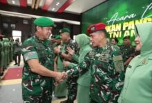 65 Perwira Tinggi Tni Angkatan Darat Naik Pangkat