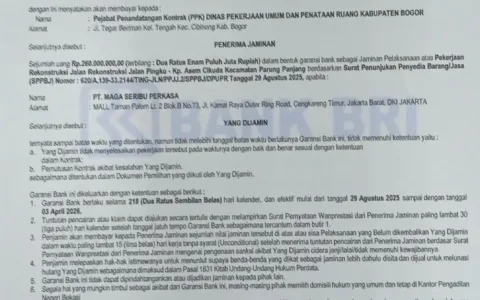 CV Radika dan PT Maga Tersandung Skandal Pemalsuan Dokumen, Pengamat Minta Kejaksaan Bongkar Mafia Proyek di Kabupaten Bogor
