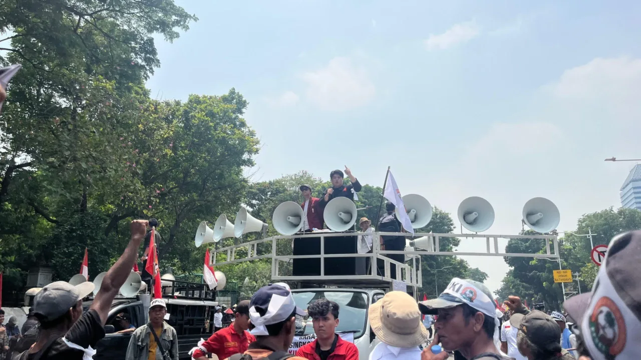 Terus Bergerak, LMND dan Petani Lampung Desak Istana Hentikan Impor Tapioka