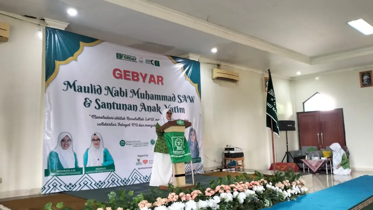 Wujud Cinta Rasulallah, PW Fatayat NU Banten Peringati Maulid Nabi Muhammad SAW 1447 H