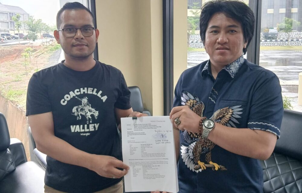 Hafidz Halim Resmi Laporkan Dugaan Kesaksian Palsu Di Bawah Sumpah Pn Kotabaru