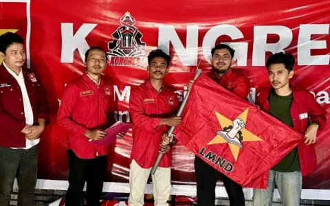 Harus Militan Bro, Yoga Aldo Novensi dan Riski Oktaria Nahkodai LMND Nasional Periode 2025–2027