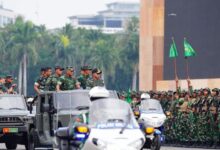 Jelang Hut Tni Ke 80, Jenderal Agus Subiyanto Tinjau Pelaksanaan Gladi Kotor