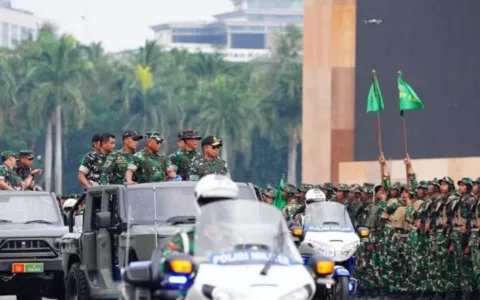 Jelang HUT TNI ke 80, Jenderal Agus Subiyanto Tinjau Pelaksanaan Gladi Kotor