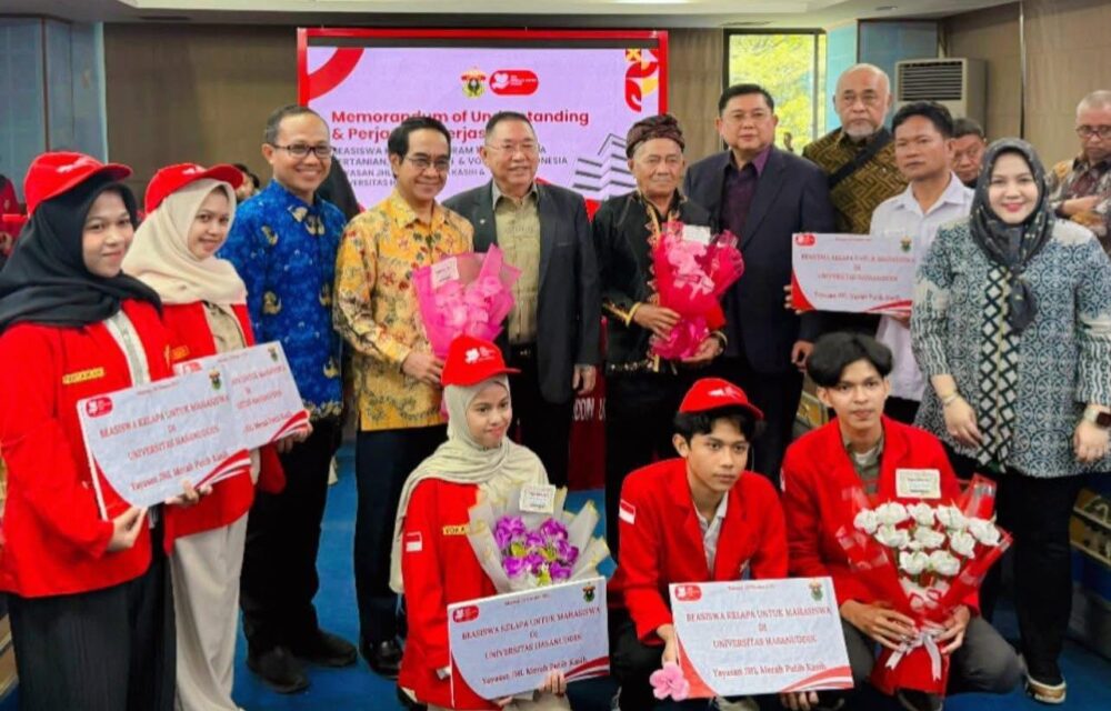 Cerita Dari Serimonial Pemberian Bea Siswa Jhl Merah Putih Kasih Untuk 100 Mahasiswa Pertanian Unhas