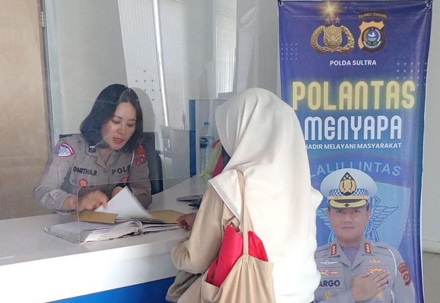 Subdit Regident Ditlantas Polda Sultra Wujudkan Pelayanan Bpkb Yang Cepat, Transparan, Dan Humanis