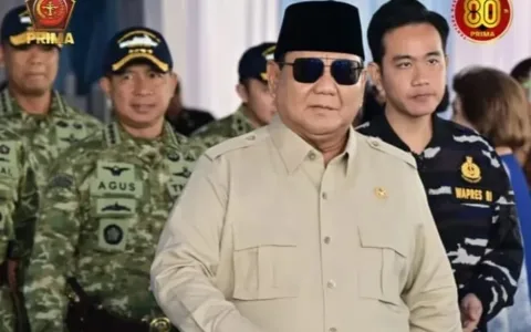 Presiden Prabowo Pimpin Upacara HUT TNI ke-80