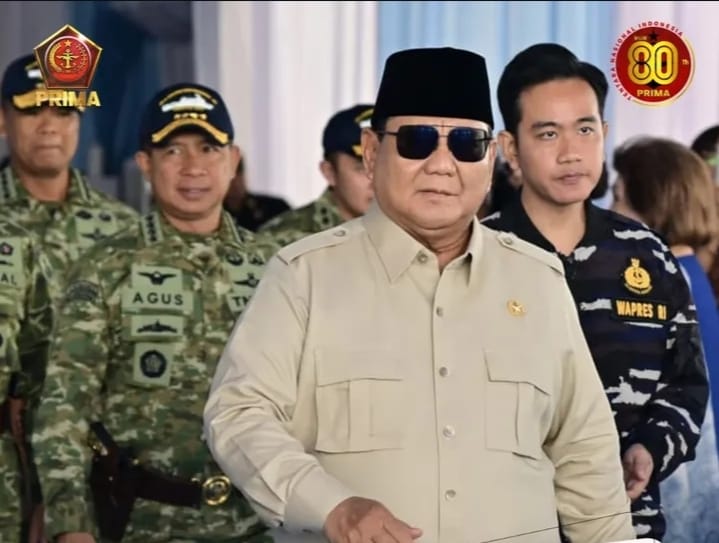 Presiden Prabowo Pimpin Upacara Hut Tni Ke-80