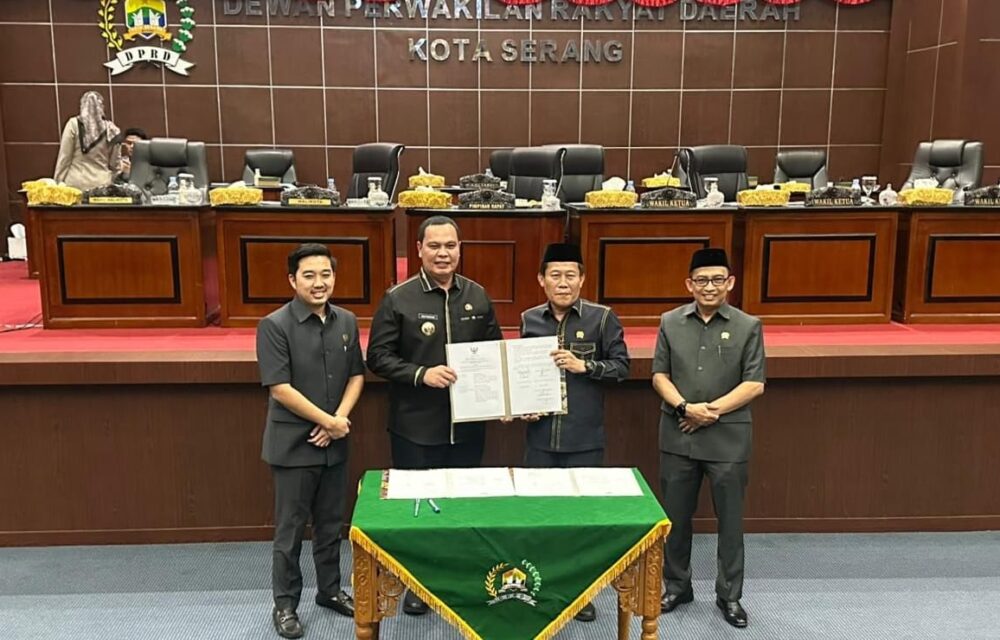 Dorong Investasi Daerah, Dprd Kota Serang Resmikan Tiga Perda Strategis