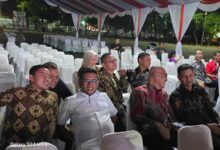 Gubernur Andra Soni Dan Sekda Hadiri Gladi Resik Kick Off Hpn 2026 Di Alun-Alun Kota Serang