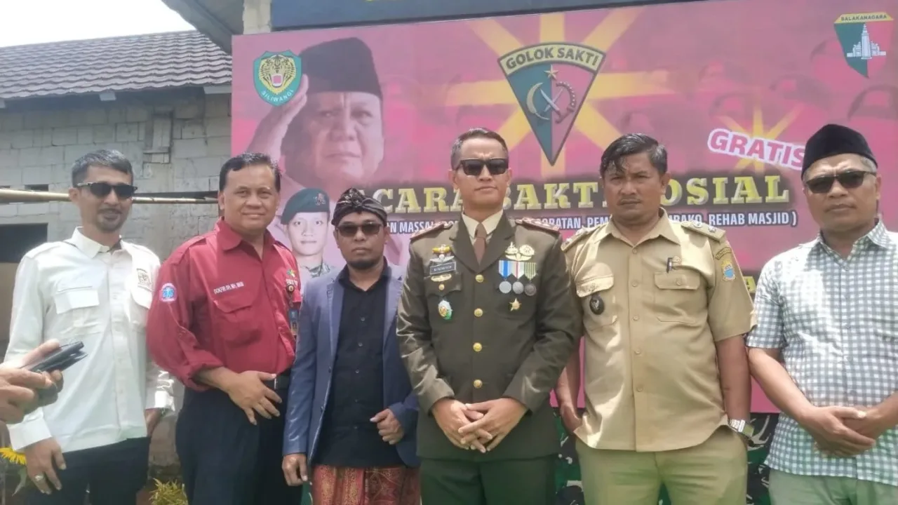 Bersama Rakyat, Batalyon Infanteri TP 840/Golok Sakti Peringati Hari Pahlawan Nasional